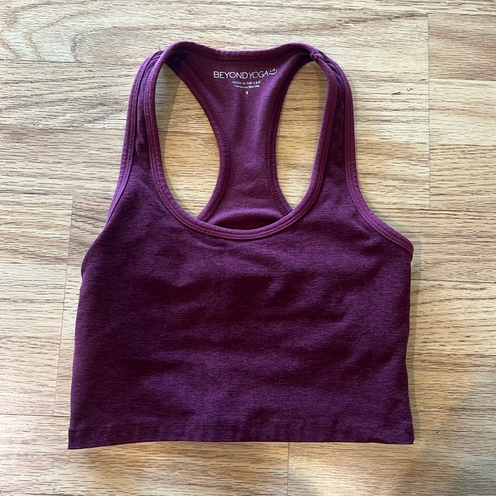 Beyond Yoga crop halter top